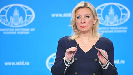 Russian Foreign Ministry spokeswoman Maria Zakharova.