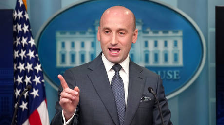 US White House Deputy Chief of Staff, Stephen Miller.
